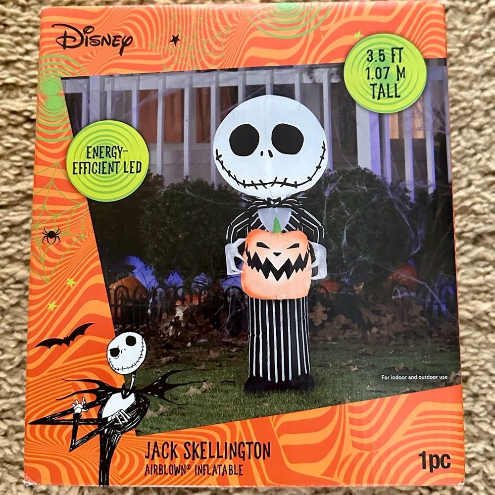 New Nightmare before Christmas jack 3.5 ft inflatable